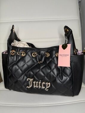 Juicy Couture EXCLUSIVE
"Fashion Icon Bucket Bag" Quilted
NWT!!!!
